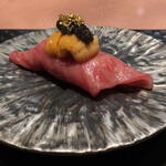 窯焼き割烹 黒泉 - 肉寿司　