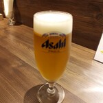 創作イタリアン Gemelli - ボケましたがビールもいつものように(^_^)／□