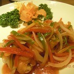 京鼎樓 - 白身魚の甘酢あんかけ