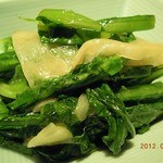 京鼎樓 - 青菜とショウガの炒め