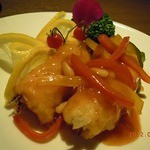 京鼎樓 - 白身魚の甘酢あんかけ