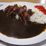 炉窯炭焼 肉バル ローツェ - カシミールカレー・ライス　800円（税別）。　　　　　2020.10.21