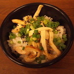 魚介系スタミナ豚骨　ディザイ屋 - 鶏塩丼（限定）250円