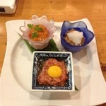 Sake Sakanashum Mitsuishi - 珍味三種盛り
