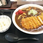 うどん万福 - カツカレーうどん（大盛）