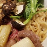 麺屋 六感堂 - SUKIYAKI RAMEN (焼き松茸添え)