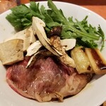 麺屋 六感堂 - SUKIYAKI RAMEN (焼き松茸添え)