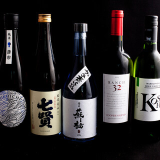 こだわり抜いた和酒からワインまで