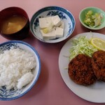 下総屋 - ﾒﾝﾁ定食