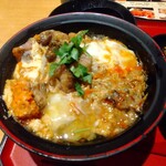 宮崎地鶏炭火焼 車 - 日南鶏の親子丼