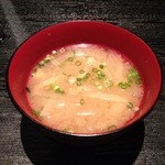 くいもの屋わん - サービスのお味噌汁