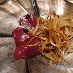 寿しの吉乃 - 鰹とエシャロット