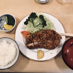 とんき - ロースかつ定食(1,800円)