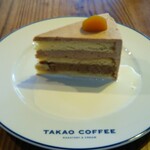 タカオ コーヒー - マロンケーキ 700円(税別)