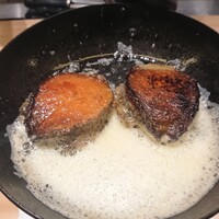 銀座 大石 - 鮑のムニエル焦がしバター焼き
