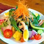 海鮮ワイン酒場 IBIZA - 大好評の特製ドレッシングと一緒に！季節のサラダ