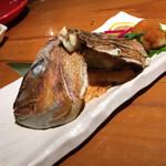 魚里ゐ夷 - 中落ちの塩焼き