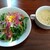 HAPPY DINNING joie - 料理写真:本日のパスタのサラダとスープ