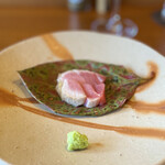 瞬 - 炭火炙り本鮪(青森県大間産、やま幸)