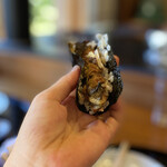 瞬 - 松茸(岡山県産)ご飯の海苔巻き