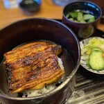 瞬 - 鰻丼と鰻肝(静岡県浜名湖産)の肝吸い