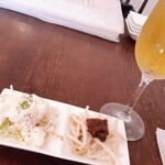 餃子と地ビール いち - ランチビール一番搾り300円（税込）