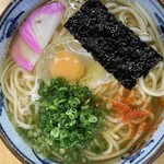 手打ちうどん そがわ - 月見うどん大660円