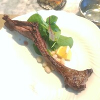 La Brianza - 和歌山県産いのしし骨付きロースグリル、骨付き肉味わい濃厚☆