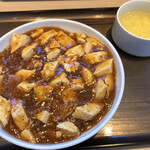 Chuuka Ryouri Seika - 麻婆焼きそば！スープ付き。