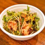 Sweet and spicy salad with whelk shellfish