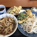 Takeda - ♪肉汁うどん(中)¥620 ちくわ天¥100