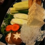 人形町今半 名古屋ミッドランドスクエア店 - すき焼きの野菜達♪