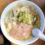 伊達屋 - 塩雲呑麺 普通盛