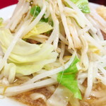 ラーメン二郎 - ヤサイ（そのまま）