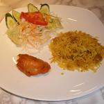 ザイカ・カレーハウス - ランチセット（ビリヤニ、チキンティッカ、ミニサラダ）