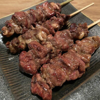 炭火焼鳥とり央 - 背肝、心のこり