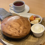 フェリーチェ - スフレパンケーキ　ジェラート付き