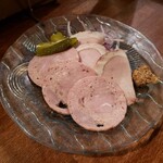 あずまし亭 - 自家製ハム盛合せ2020.10.25