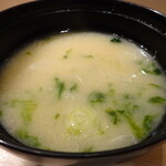 きづなすし - 味噌汁