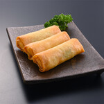 大葉入り海鮮春巻き