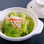 レタスの湯引きダ