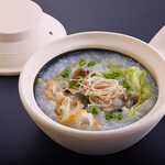 ピータンと豚肉入りお粥