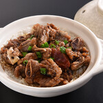 スペアリブの蒸しご飯