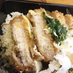 とんかつ豊 - 上ロースかつ重　ロースかつの断面