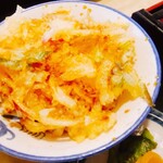 そば蔵 - はいから定食のかき揚げ丼