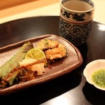 日本料理　百屋 - 焼物　あゆの焼物と穴子の蒲焼