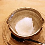 日本料理　百屋 - 生姜のシャーベット