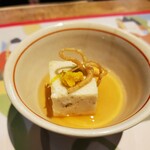 九つ井 - そば豆腐。