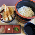 Eat it! - 天丼とうどんセット　(1,100円)