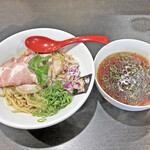超純水採麺 天国屋 - 「湘南軍鶏脂そば」＋「トリペッパースープ」